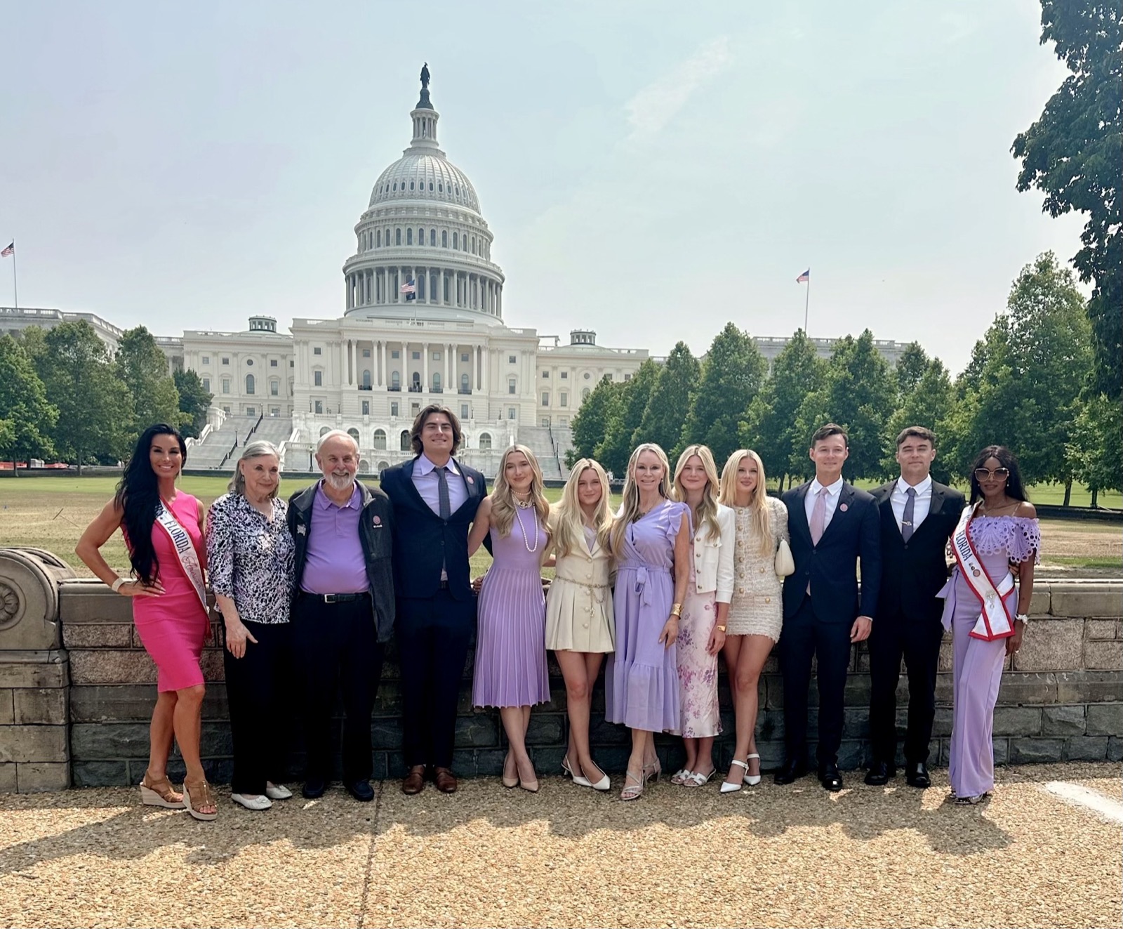 Eddah with advocates at the U.S. Capitol in Washington, D.C.